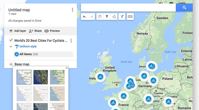 Google maps tampil profesional