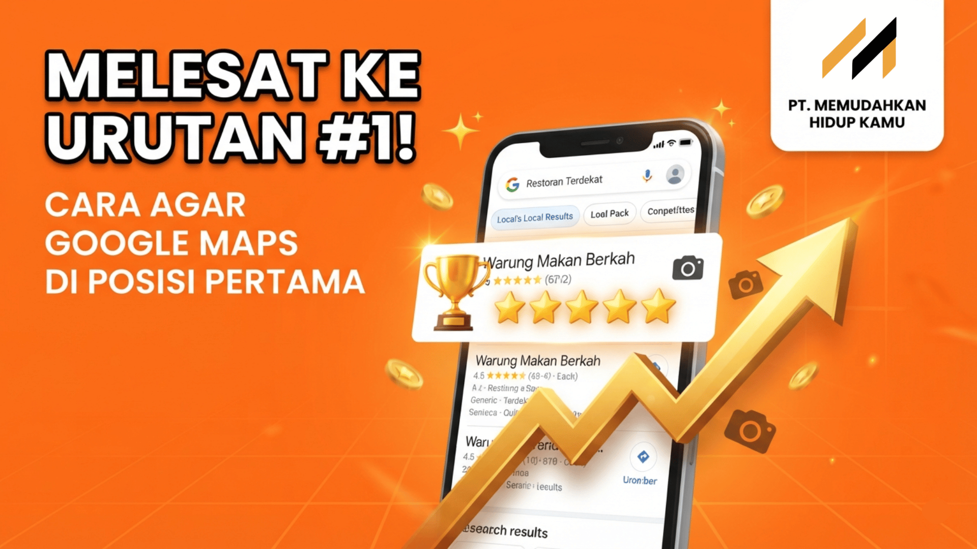 Cara agar Google Maps muncul di urutan pertama untuk Bisnis Lokal