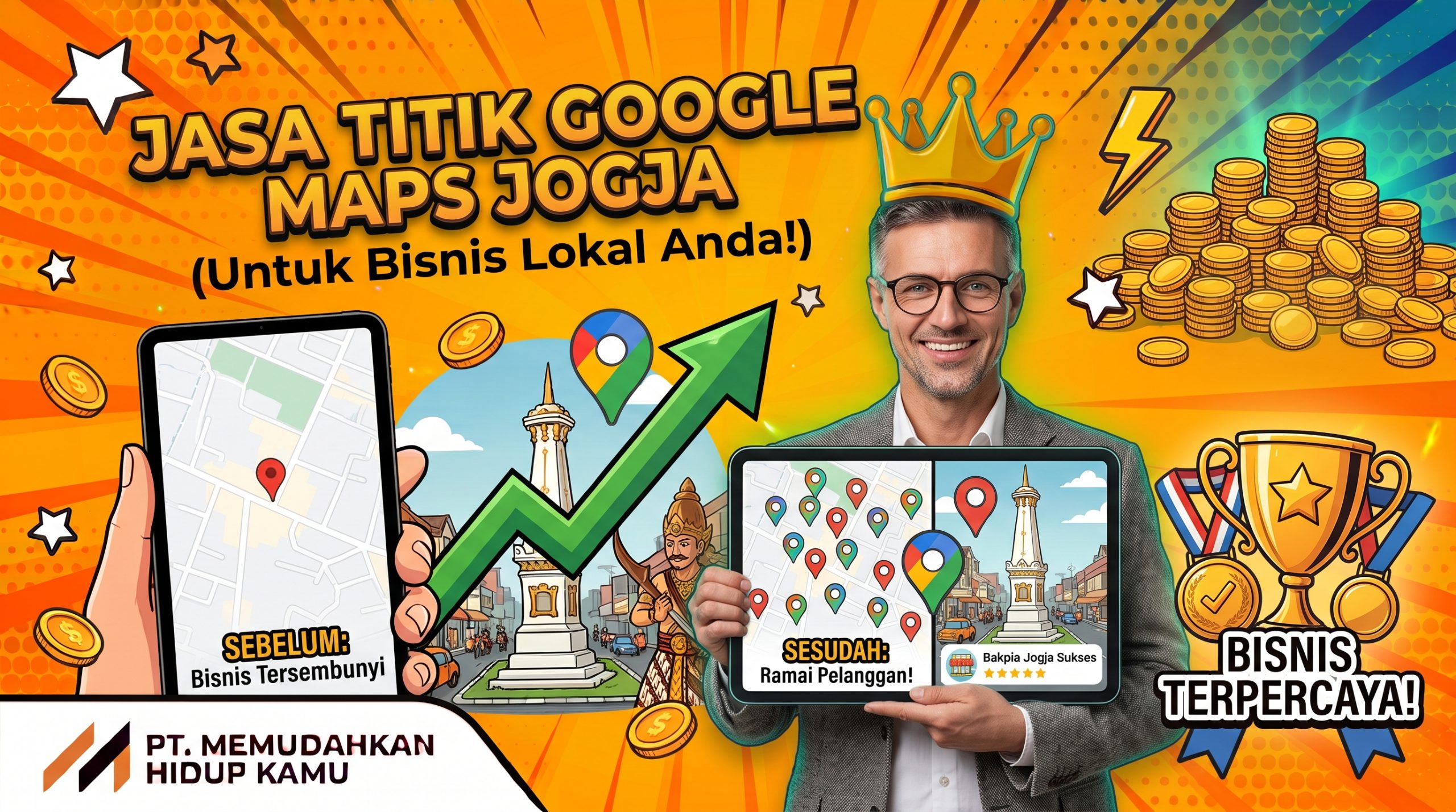 Jasa Buat Titik Google Maps Jogja Terbaik untuk Bisnis Lokal Anda