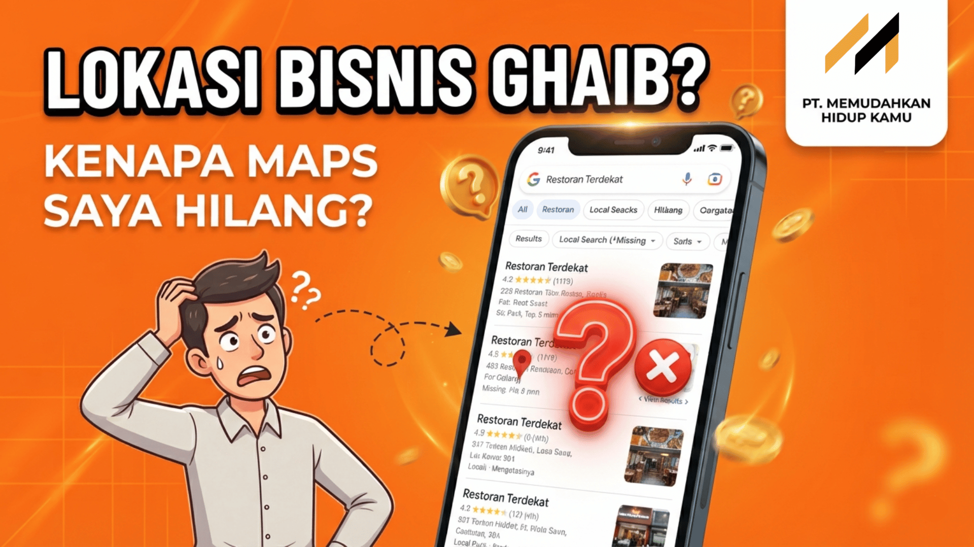 Penyebab lokasi bisnis tidak muncul di Google Maps dan Cara Mengatasinya