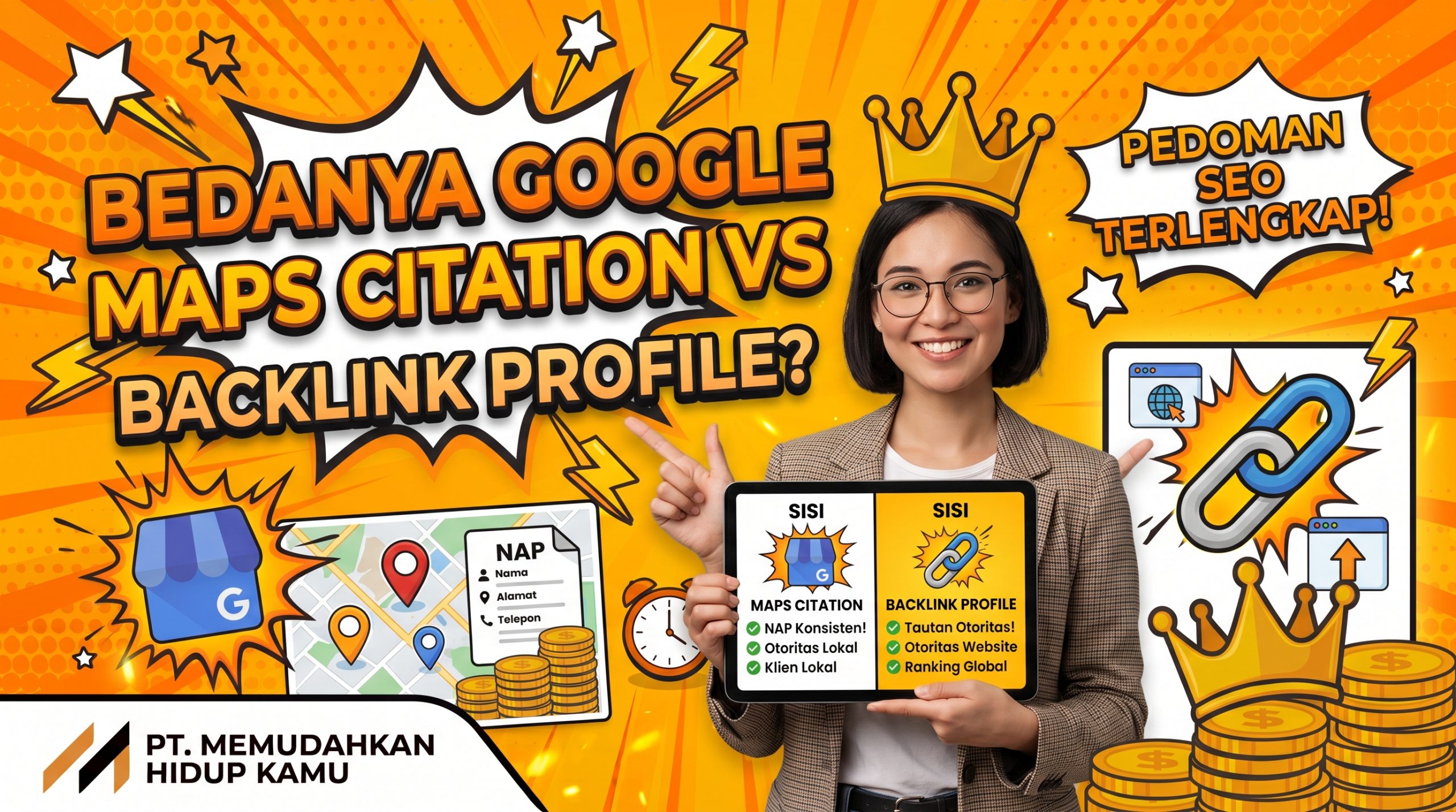 Perbedaan Google Maps Citation dan Backlink Profile