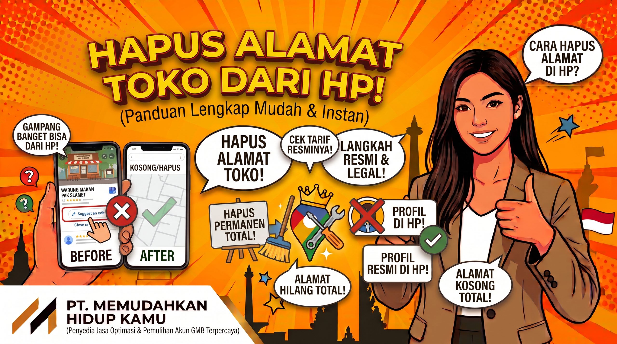Panduan Lengkap Cara Menghapus Alamat Toko di Google Maps dari HP
