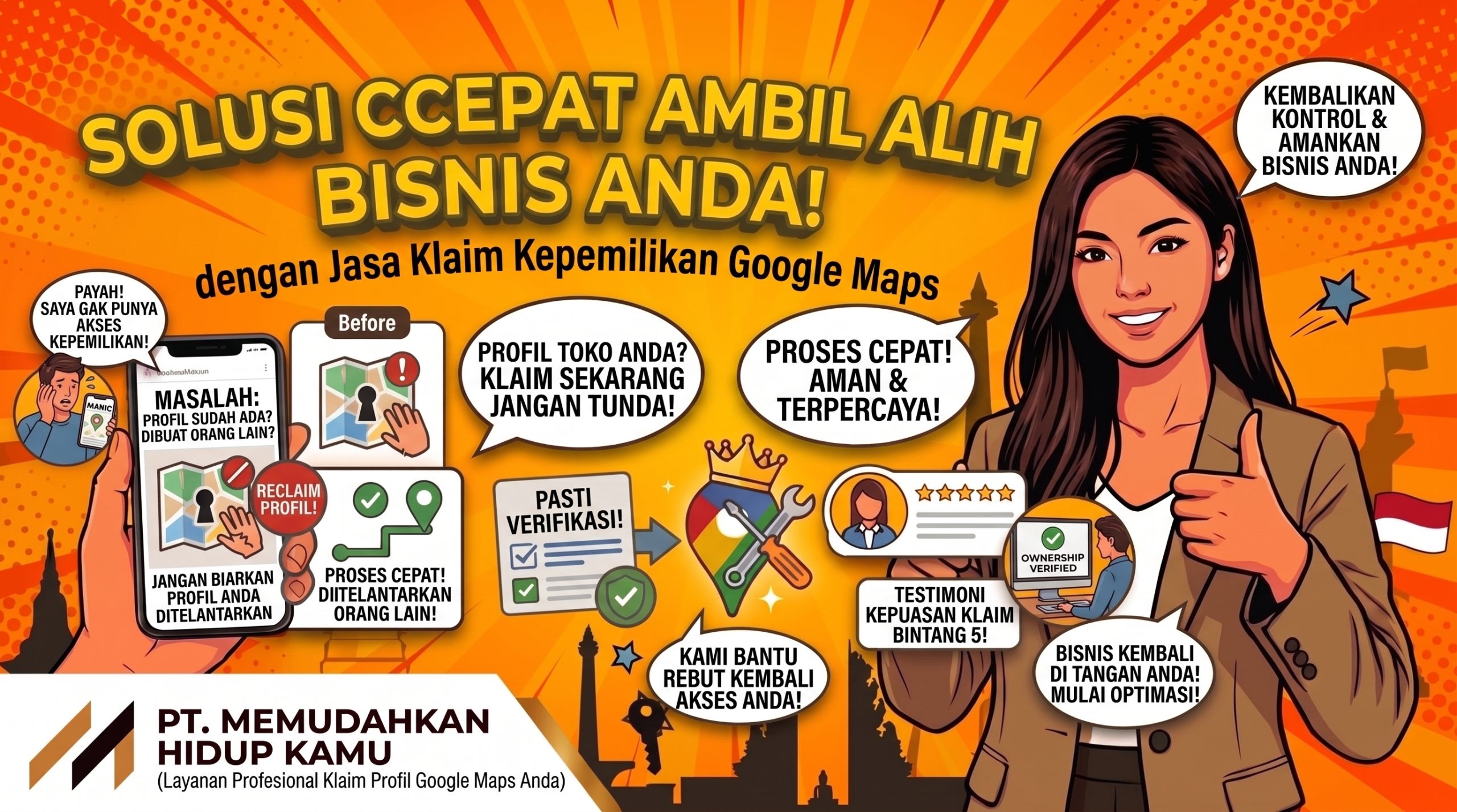 Solusi Cepat Ambil Alih Bisnis Anda dengan Jasa Klaim Kepemilikan Google Maps