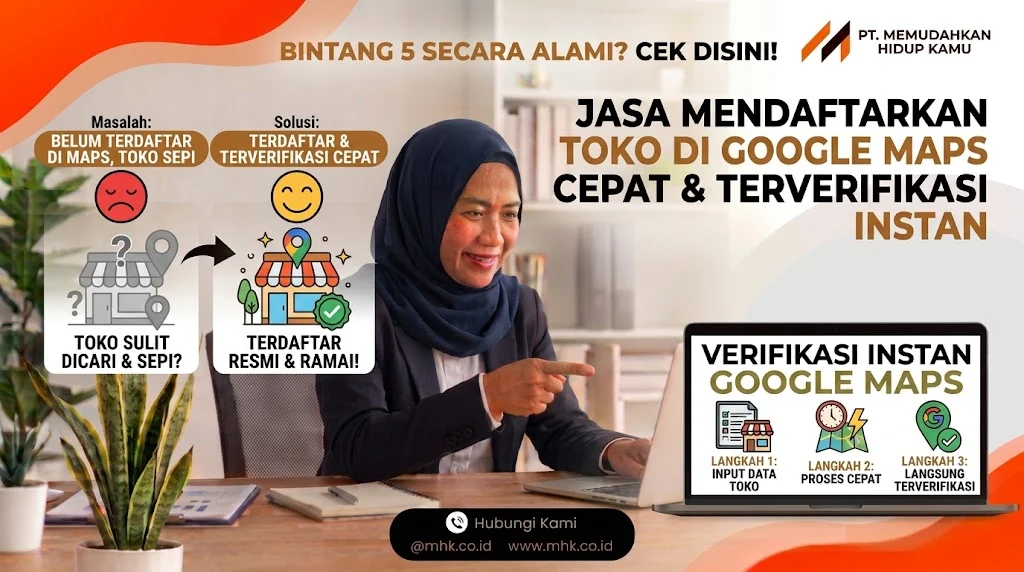 Jasa Mendaftarkan Toko di Google Maps Cepat dan Terverifikasi Instan